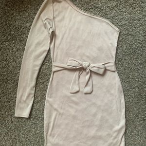 Missguided mini one shoulder gown